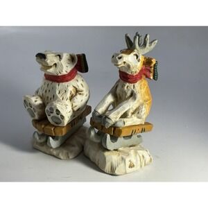 Vintage David Frykman "what Fun It Is To Ride" Bear And Deer 1996‎